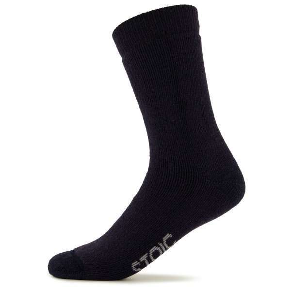 Stoic - Merino Warmwool Heavy - Merinosocken Gr 42-44 schwarz von Stoic