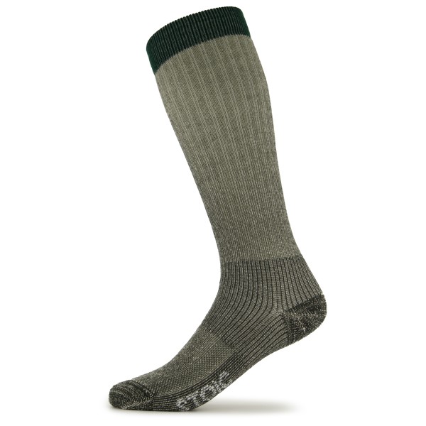 Stoic - Merino Wool Cushion Heavy Long Socks - Wandersocken Gr 45-47 oliv von Stoic