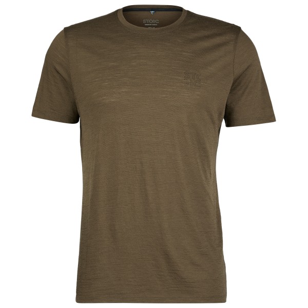 Stoic - Merino135 HovaSt. T-Shirt - Merinoshirt Gr L braun von Stoic