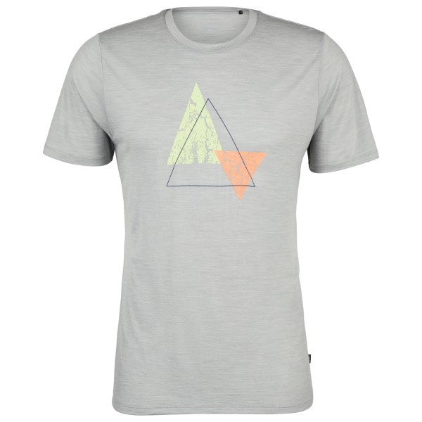 Stoic - Merino155 LaholmSt. Print T-Shirt Peak - Merinoshirt Gr 4XL grau von Stoic