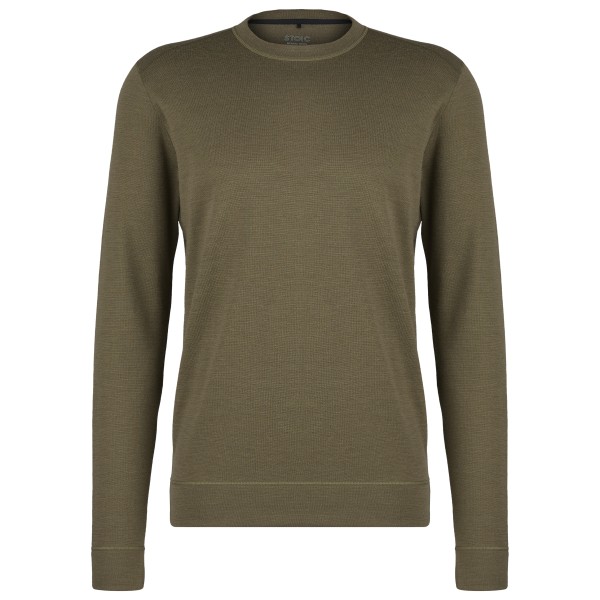 Stoic - Merino260 MMXX.Göteborg Crew - Merinopullover Gr M oliv von Stoic