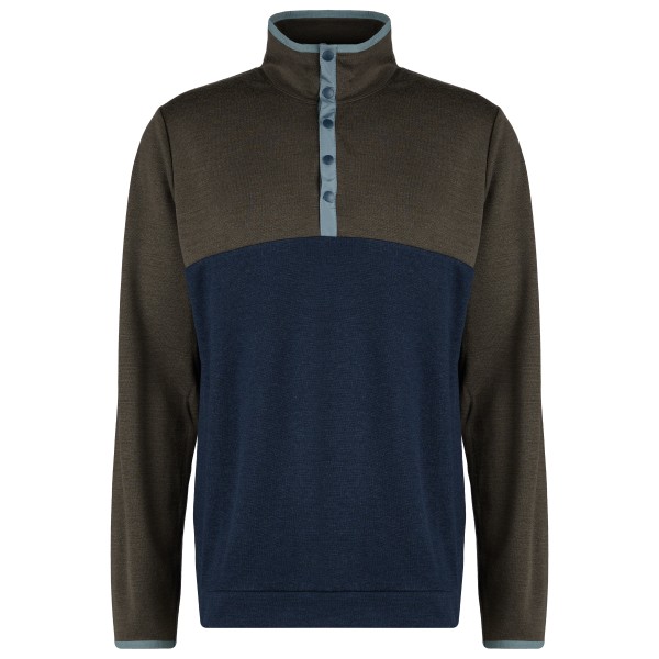 Stoic - Merino260 MMXX.Göteborg Snap - Merinopullover Gr 3XL;L;M;S;XL;XS;XXL blau;schwarz/türkis von Stoic