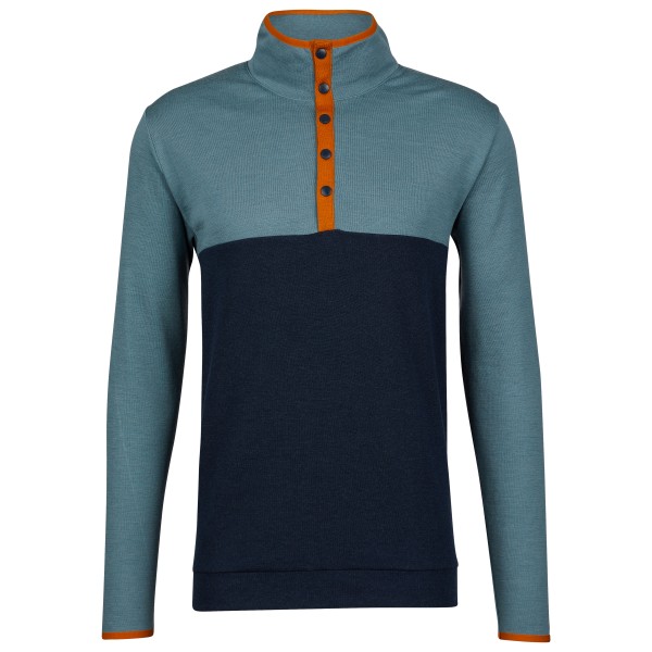 Stoic - Merino260 MMXX.Göteborg Snap - Merinopullover Gr 3XL blau von Stoic