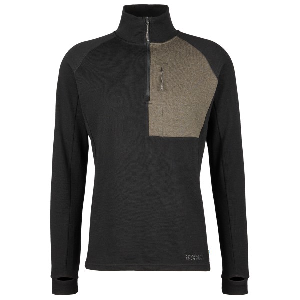 Stoic - Merino260 StadjanSt. Zip Pullover - Merinopullover Gr 3XL schwarz von Stoic