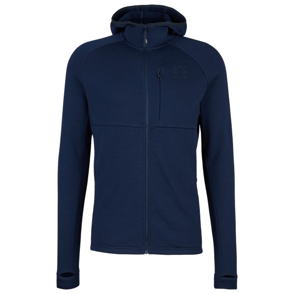 Stoic - MerinoFleece240 StorforsSt. Zip Hoody - Merinohoodie Gr 3XL blau von Stoic