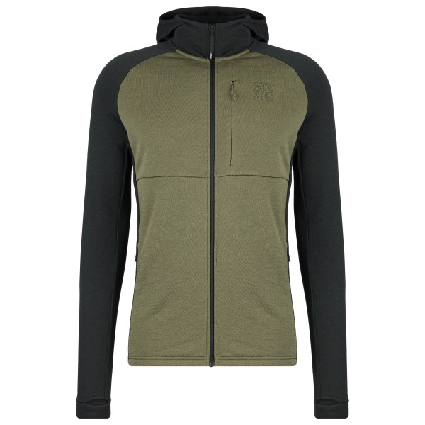 Stoic - MerinoFleece240 StorforsSt. Zip Hoody - Merinohoodie Gr 4XL oliv von Stoic
