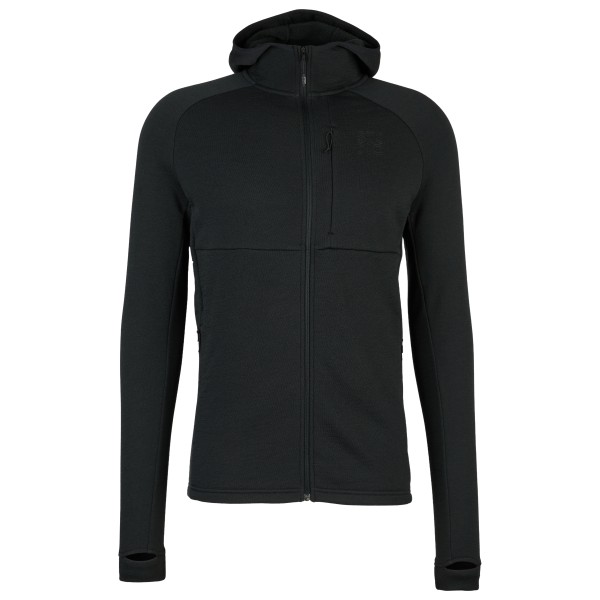 Stoic - MerinoFleece240 StorforsSt. Zip Hoody - Merinohoodie Gr L schwarz von Stoic