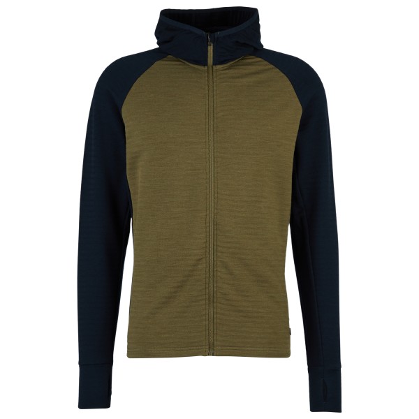 Stoic - MerinoFleece260 FlenSt. Zip Hoody - Merinohoodie Gr M oliv von Stoic