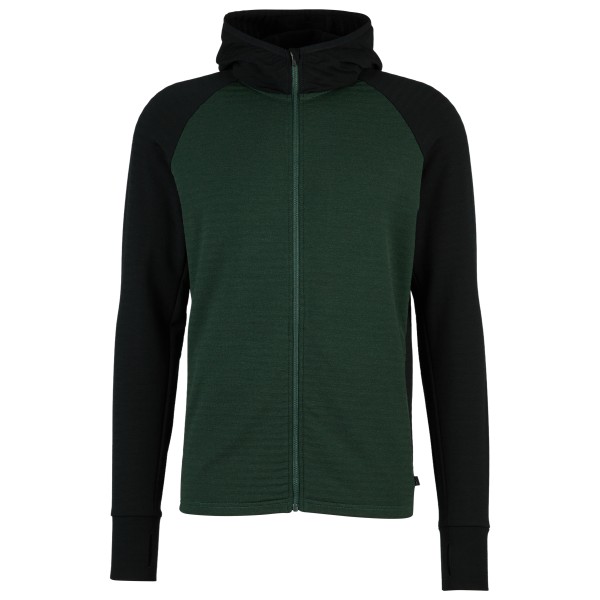 Stoic - MerinoFleece260 FlenSt. Zip Hoody - Merinohoodie Gr XXL grün/schwarz von Stoic