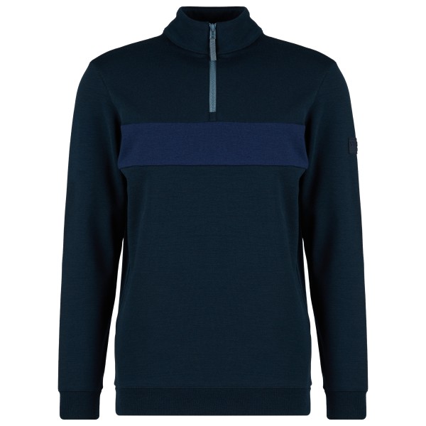 Stoic - MerinoFleece335 MMXX. Lulea II Half Zip - Merinopullover Gr 4XL blau von Stoic