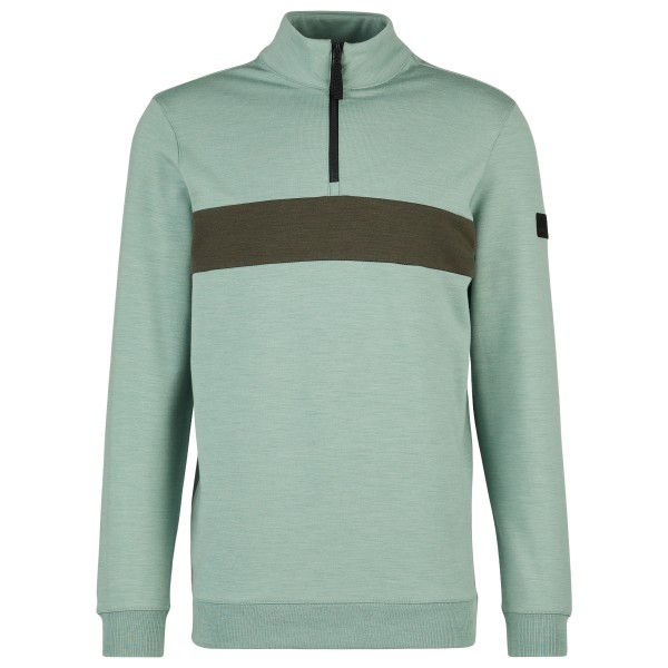 Stoic - MerinoFleece335 MMXX. Lulea II Half Zip - Merinopullover Gr XL türkis von Stoic