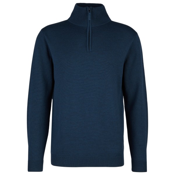 Stoic - MerinoKnit MMXX.Kniva Half Zip - Merinopullover Gr 4XL blau von Stoic
