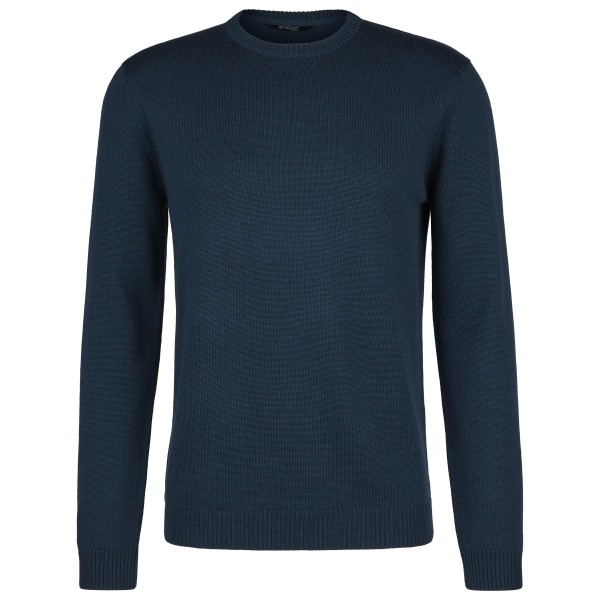 Stoic - MerinoKnit MMXX.Kniva Sweater - Merinopullover Gr XL blau von Stoic