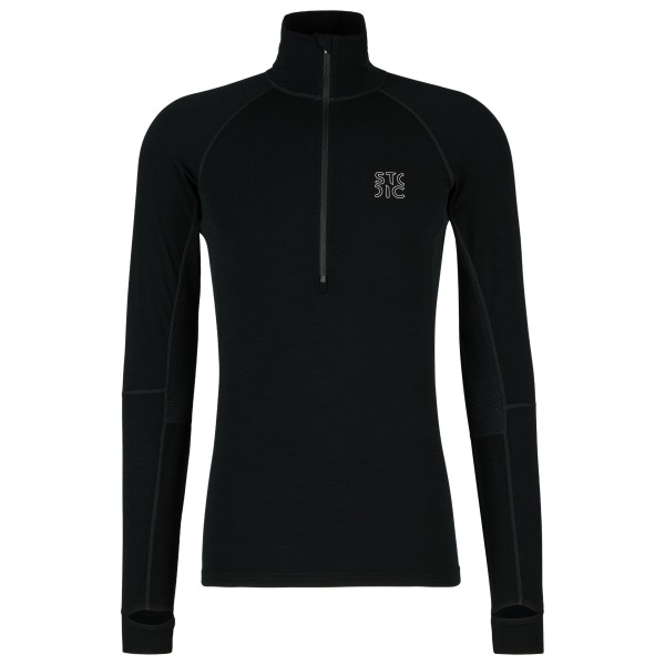 Stoic - MerinoMesh150 SadjemSt. L/S Half Zip - Merinounterwäsche Gr 4XL schwarz von Stoic