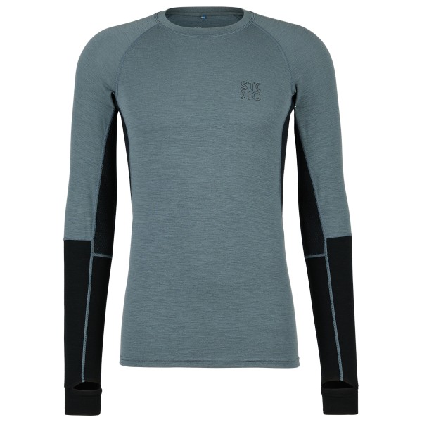 Stoic - MerinoMesh150 SadjemSt. L/S - Merinoshirt Gr XXL grau von Stoic