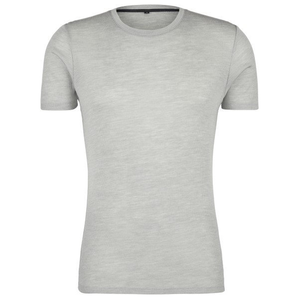 Stoic - MerinoRib RonnebySt. Shirt - Merinoshirt Gr XXL grau von Stoic
