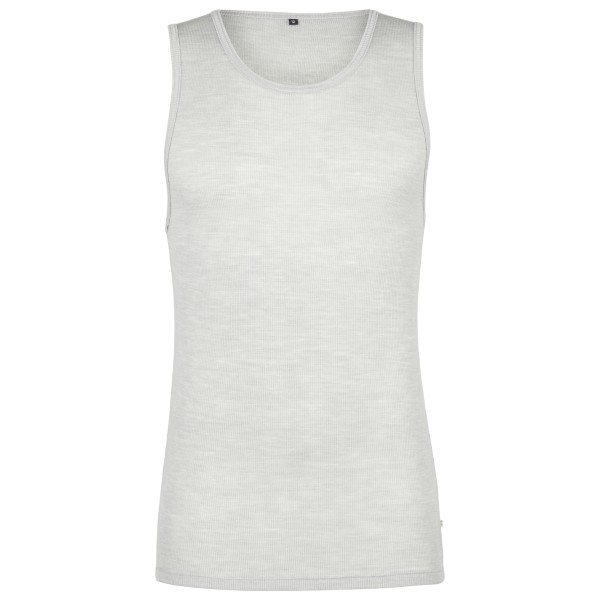 Stoic - MerinoRib RonnebySt. Tank - Merinoshirt Gr XXL weiß/grau von Stoic
