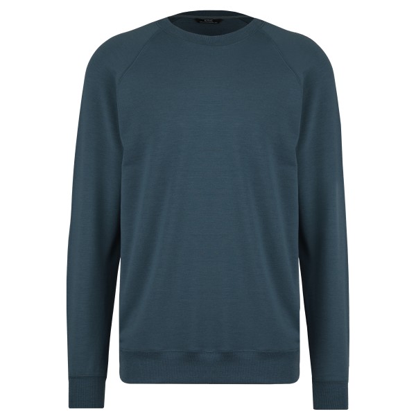 Stoic - MerinoTerry285 AlavaaraSt. Crew Pullover - Merinopullover Gr S blau von Stoic