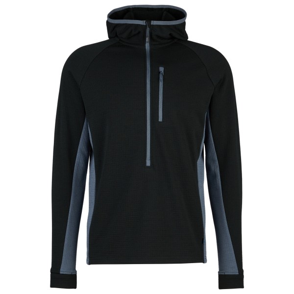 Stoic - MerinoWaffleFleece320 NorrdalSt. 3/4 Zip Hoody - Merinohoodie Gr 3XL schwarz von Stoic