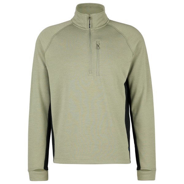 Stoic - MerinoWaffleFleece320 NorrdalSt. Half Zip - Merinopullover Gr 3XL oliv von Stoic