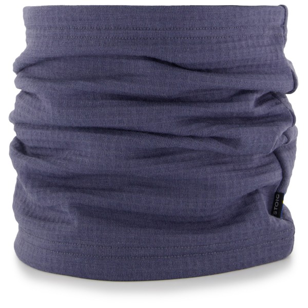 Stoic - MerinoWaffleFleece320 NorrdalSt. Neckwarmer - Schlauchschal Gr One Size blau von Stoic