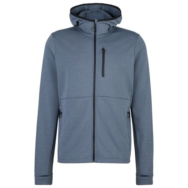 Stoic - MerinoWaffleFleece320 NorrdalSt. Zip Hoody - Zip-Hoodie Gr XXL grau/blau von Stoic