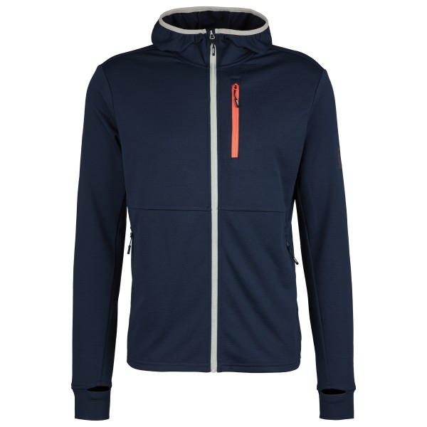 Stoic - PaukiSt. Waffle Fleece Hoody - Fleecejacke Gr M blau von Stoic