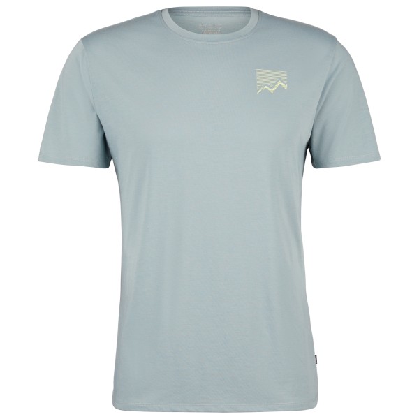 Stoic - PerformanceMerino BorgholmSt. Print T-Shirt - Merinoshirt Gr L grau von Stoic