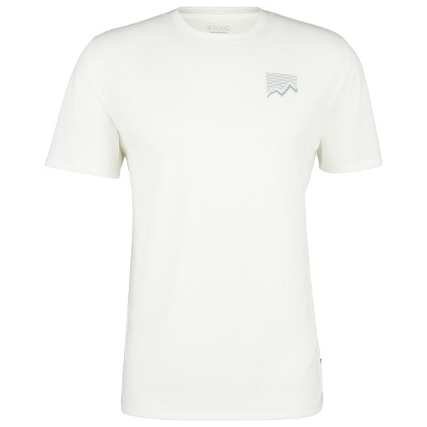 Stoic - PerformanceMerino BorgholmSt. Print T-Shirt - Merinoshirt Gr XL weiß von Stoic