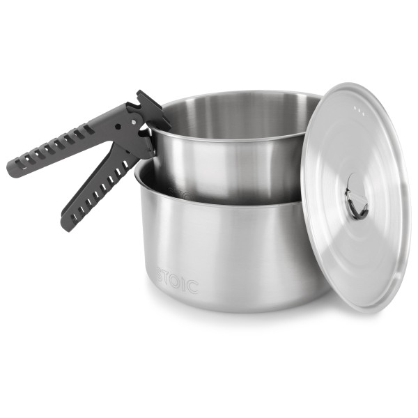 Stoic - StareSt. Pot Set - Topf Gr One Size grau von Stoic