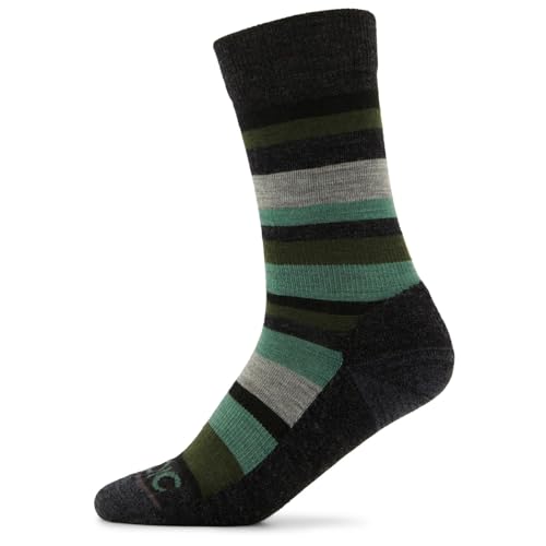 Stoic Unisex Erwachsene Merino Trekking Crew Socks Stripes Wandersocken von Stoic