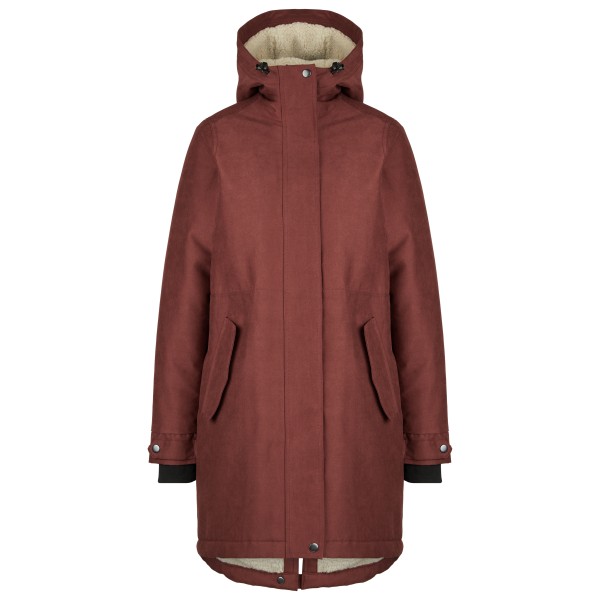 Stoic - Women's ArvikaSt. Wool Pile Parka - Parka Gr L rot/braun von Stoic