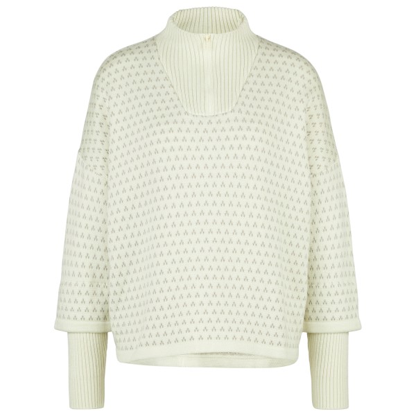Stoic - Women's Heavy MerinoKnit MMXX.Norbotten Half Zip - Merinopullover Gr S beige von Stoic