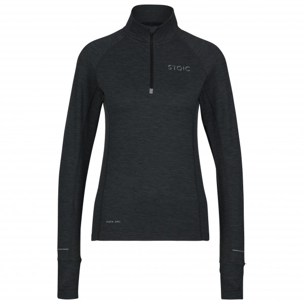 Stoic - Women's HelsingborgSt. Performance L/S with Zip - Laufshirt Gr XS schwarz von Stoic