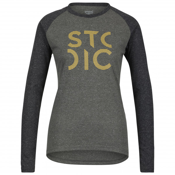 Stoic - Women´s Hemp20 LofsdalenSt. L/S - Funktionsshirt Gr 34;36;38;40;42;44 grau;schwarz/grau von Stoic