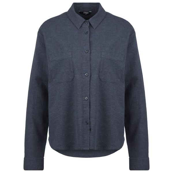 Stoic - Women's Hemp54 BjurholmSt. L/S Blouse - Bluse Gr S blau Stoic - Women's Hemp54 BjurholmSt. L/S Blouse - Bluse Gr S blau von Stoic