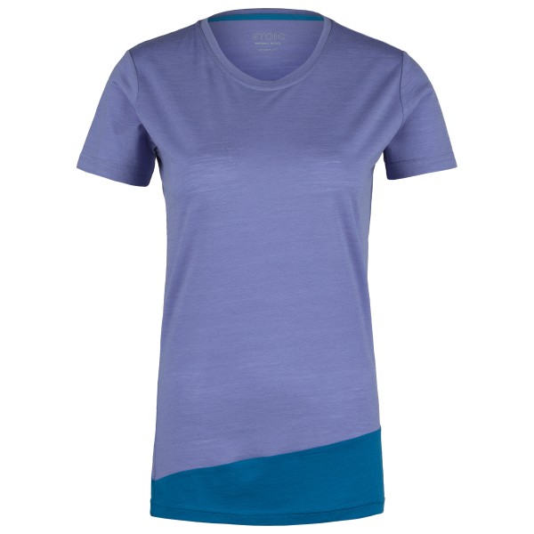 Stoic - Women's Merino150 HeladagenSt. T-Shirt Multi slim - Merinoshirt Gr 36 lila von Stoic