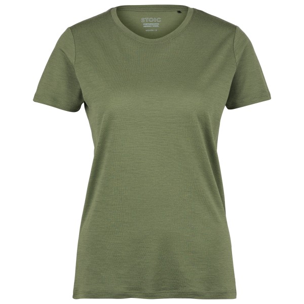 Stoic - Women's Merino155 LaholmSt. T-Shirt - Merinoshirt Gr XS oliv von Stoic