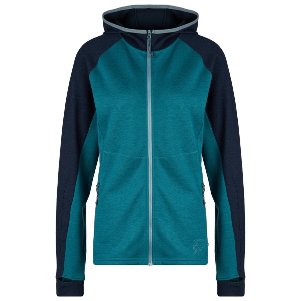 Stoic - Women's Merino260 StadjanSt. Hoody - Merinohoodie Gr 44 blau/türkis von Stoic