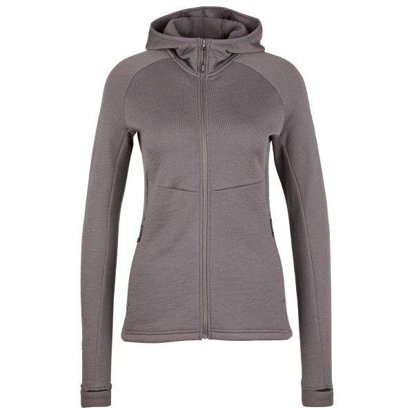 Stoic - Women's MerinoFleece240 StorforsSt. Zip Hoody - Merinohoodie Gr XS grau von Stoic