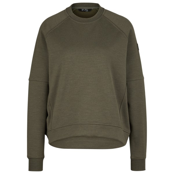 Stoic - Women's MerinoFleece335 MMXX. Lulea Crew - Merinopullover Gr 3XL braun/oliv von Stoic