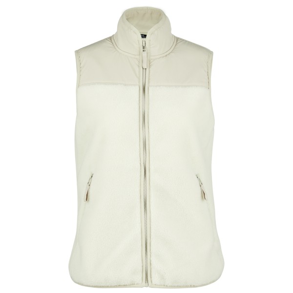 Stoic - Women's MerinoHighPile357 VallsboSt. Vest - Fleeceweste Gr L weiß/beige von Stoic