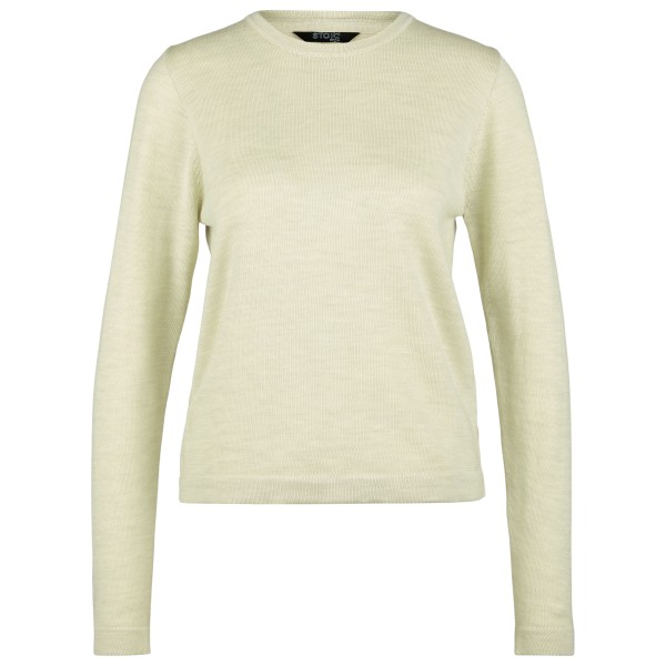 Stoic - Women's MerinoKnit MMXX.Kniva II Sweater - Merinopullover Gr M beige von Stoic