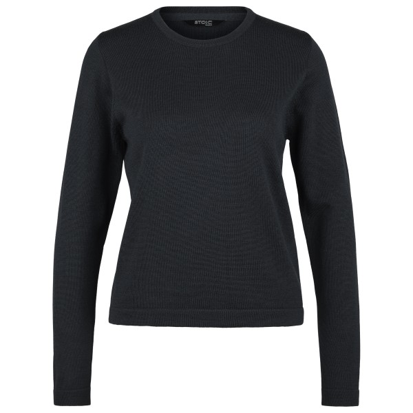Stoic - Women's MerinoKnit MMXX.Kniva II Sweater - Merinopullover Gr XXL schwarz von Stoic