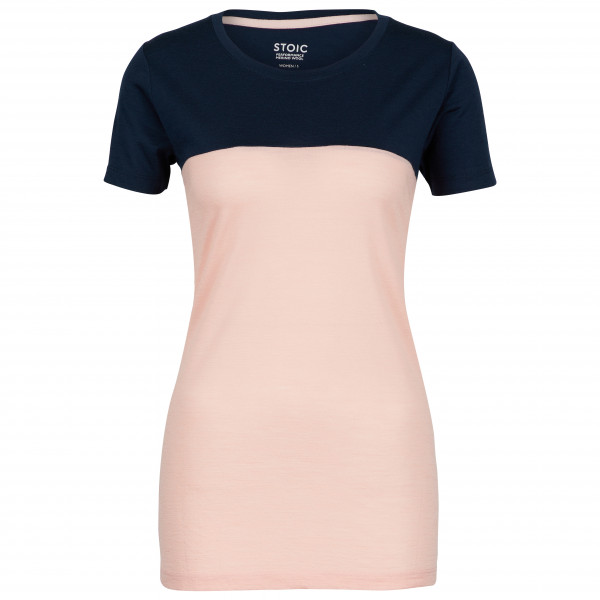 Stoic - Women's MerinoMesh150 BensjonSt. II T-Shirt - Merinoshirt Gr 34 rosa von Stoic