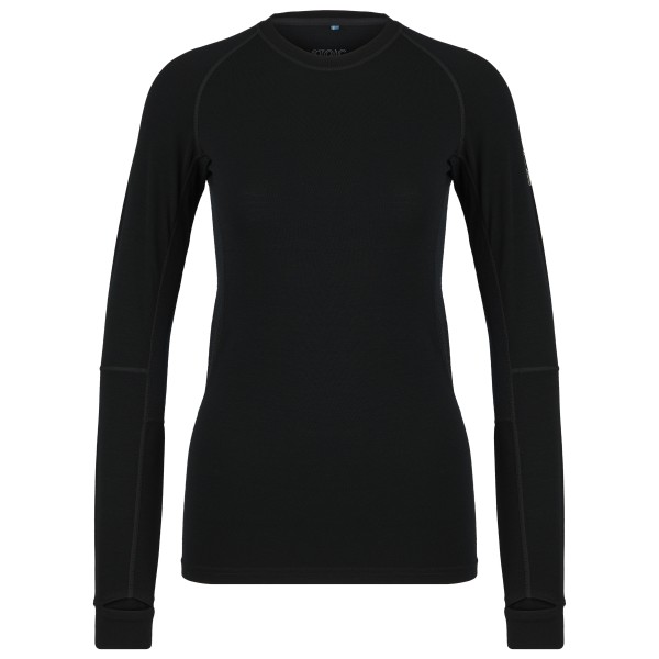 Stoic - Women's MerinoMesh150 SadjemSt. L/S - Merinoshirt Gr S schwarz von Stoic