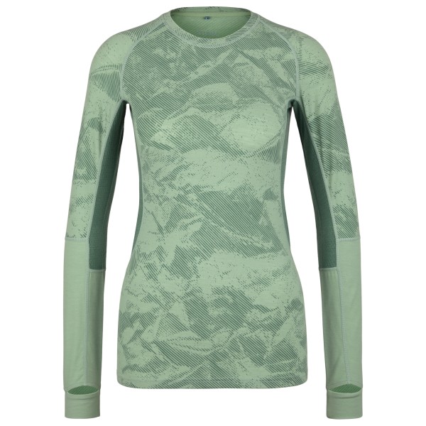 Stoic - Women's MerinoMesh150 SadjemSt. L/S - Merinoshirt Gr XS grün von Stoic