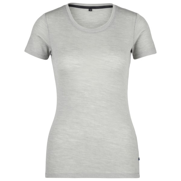 Stoic - Women's MerinoRib RonnebySt. Shirt - Merinoshirt Gr XXL grau von Stoic