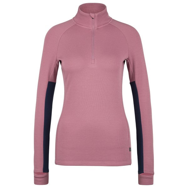 Stoic - Women's MerinoSoft245 TuleboSt. Half Zip - Merinoshirt Gr M rosa von Stoic