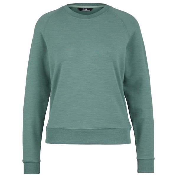 Stoic - Women's MerinoTerry285 AlavaaraSt. Crew Pullover - Merinopullover Gr XL türkis von Stoic